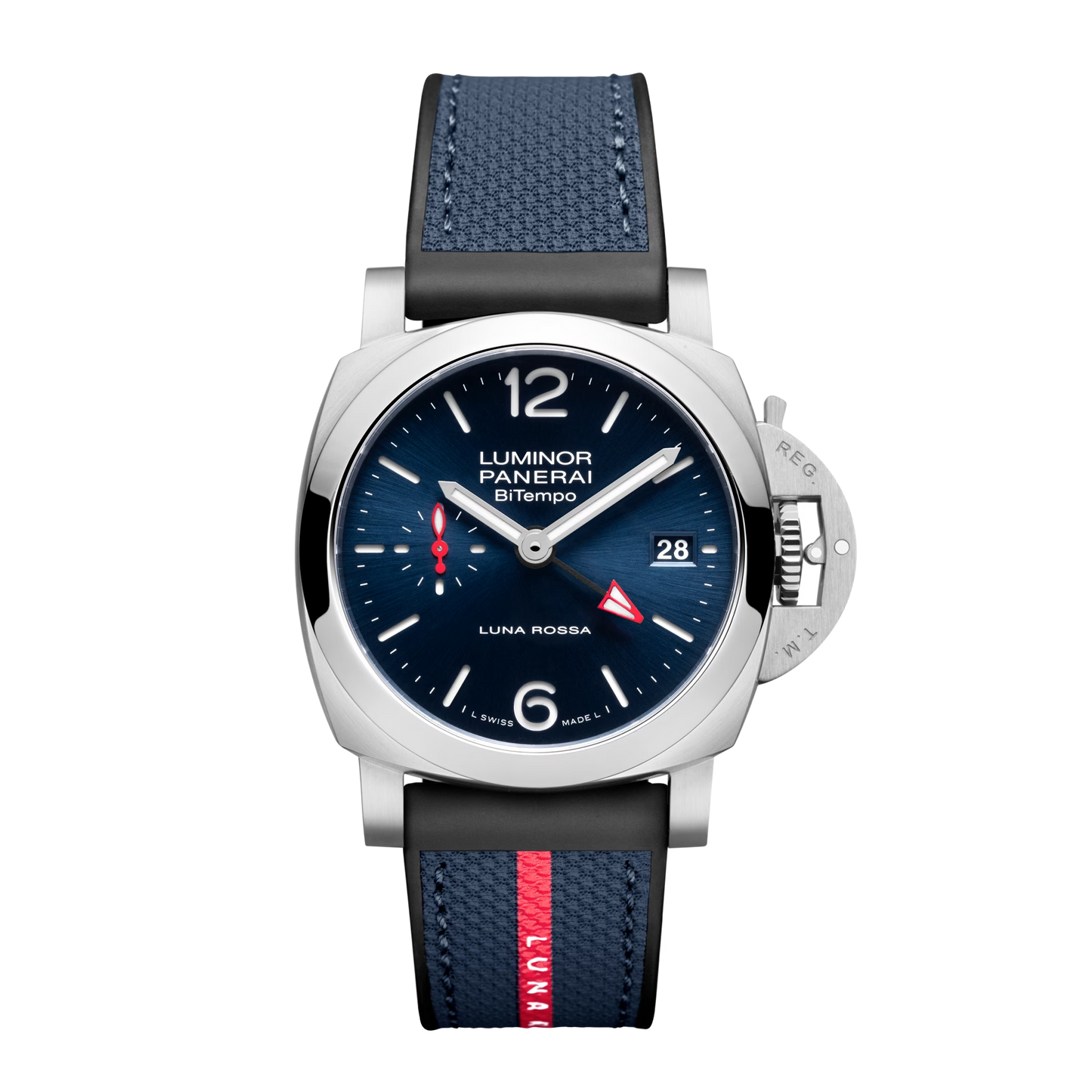 Panerai Luminor Quaranta BiTempo Luna Rossa PAM01404 Super Clone Swiss Machine 40mm