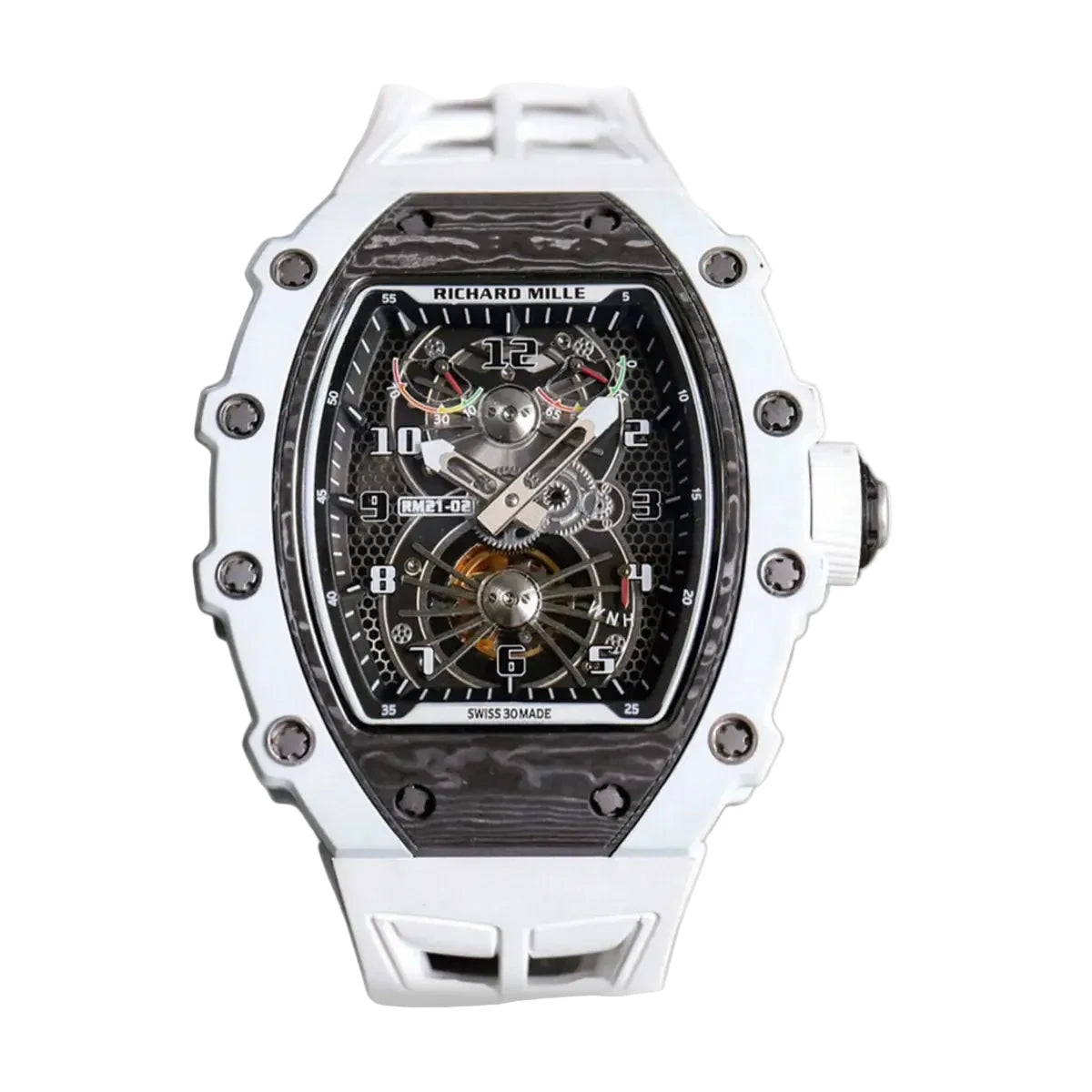 Richard Mille Rm 21-02 Tourbillon Aerodyne Super Clone Swiss Machine (50.12mm x 42.68mm)