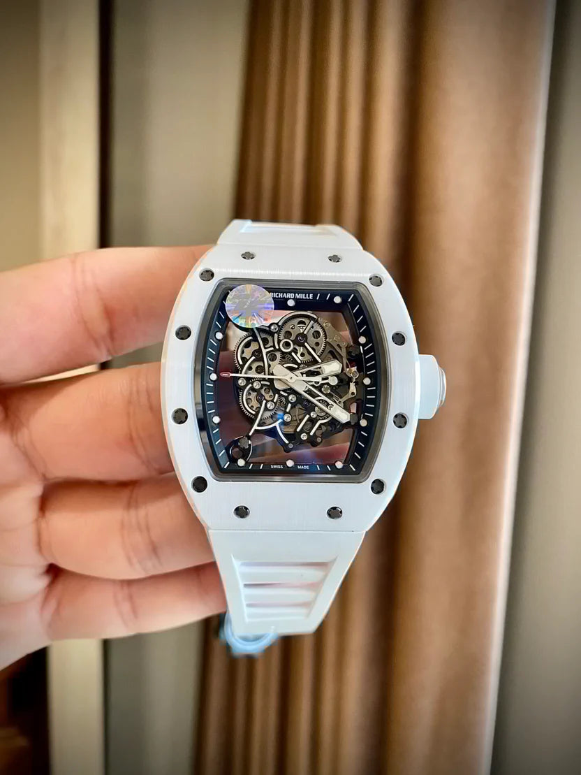 Richard Mille Rm 055 Super clone Swiss Machine (49.9mm x 42.7mm)