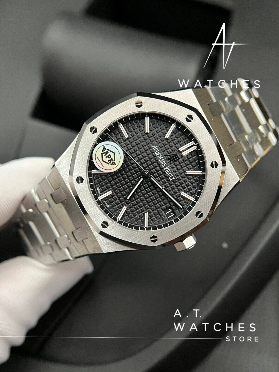 AUDEMARS Piguet Royal Oak Black Super Clone Swiss Machine 41mm
