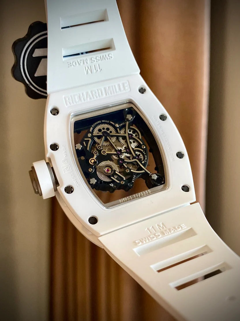 Richard Mille Rm 055 Super clone Swiss Machine (49.9mm x 42.7mm)
