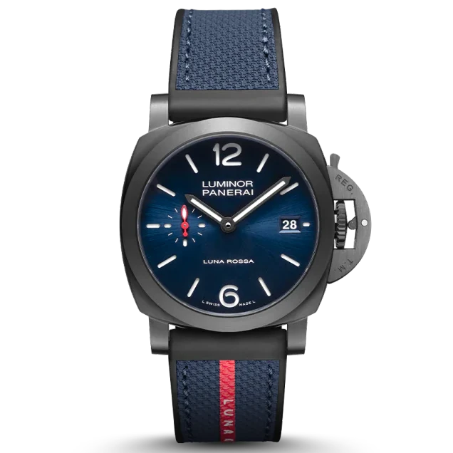 Panerai Luminor Quaranta Steel DLC Luna Rossa PAM01408 Super Clone Swiss Machine 40mm
