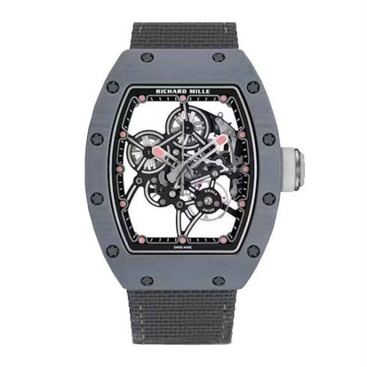 Richard Mille Rm 55-01 Carbon TPT Super clone Swiss Machine (47.30mm x 37.95mm)